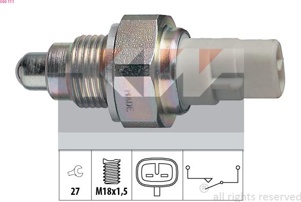 KW 560 111 - Датчик, переключатель, фара заднего хода autosila-amz.com