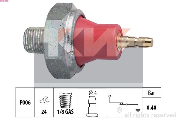 KW 500 015 - Датчик, давление масла autosila-amz.com