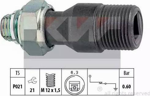 KW 500 123 - Датчик, давление масла autosila-amz.com