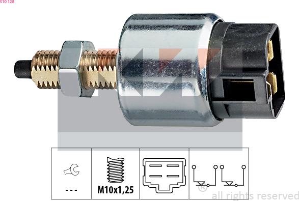 KW 510 128 - Выключатель фонаря сигнала торможения autosila-amz.com