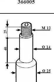 SACHS 100 797 - ***амортизатор передний газовый! спорт.подв.\ BMW E34 1.8-3.5/2.4TD 88-90 autosila-amz.com