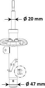 KYB 3348098 - Амортизатор autosila-amz.com