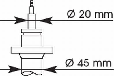 KYB 373019 - Амортизатор autosila-amz.com