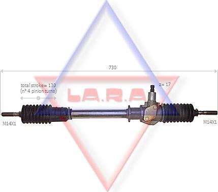 LA.R.A. 320510 - Рулевой механизм, рейка autosila-amz.com