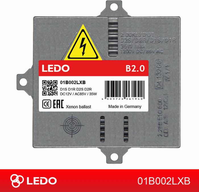 Ledo 01B002LXB - Блок розжига LEDO B2.0 (Германия) autosila-amz.com