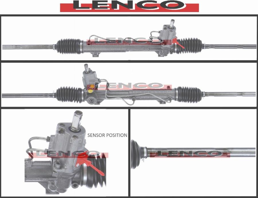 Lenco SGA691L - Рулевой механизм, рейка autosila-amz.com