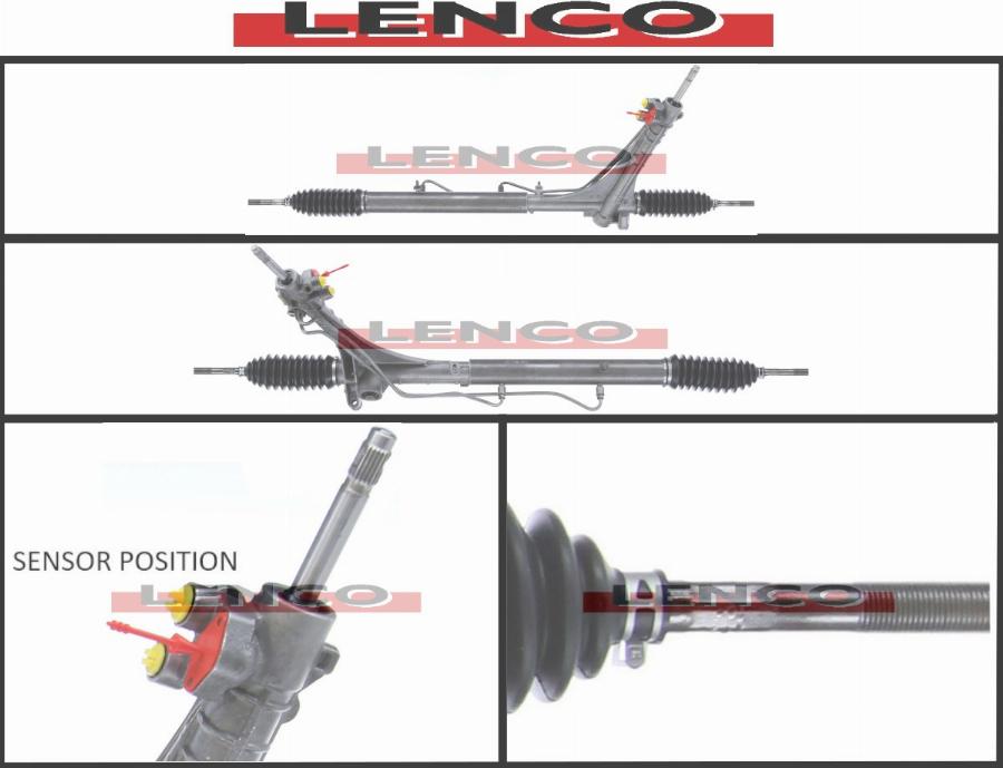Lenco SGA073L - Рулевой механизм, рейка autosila-amz.com