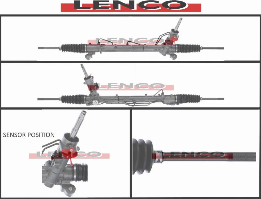 Lenco SGA889L - Рулевой механизм, рейка autosila-amz.com