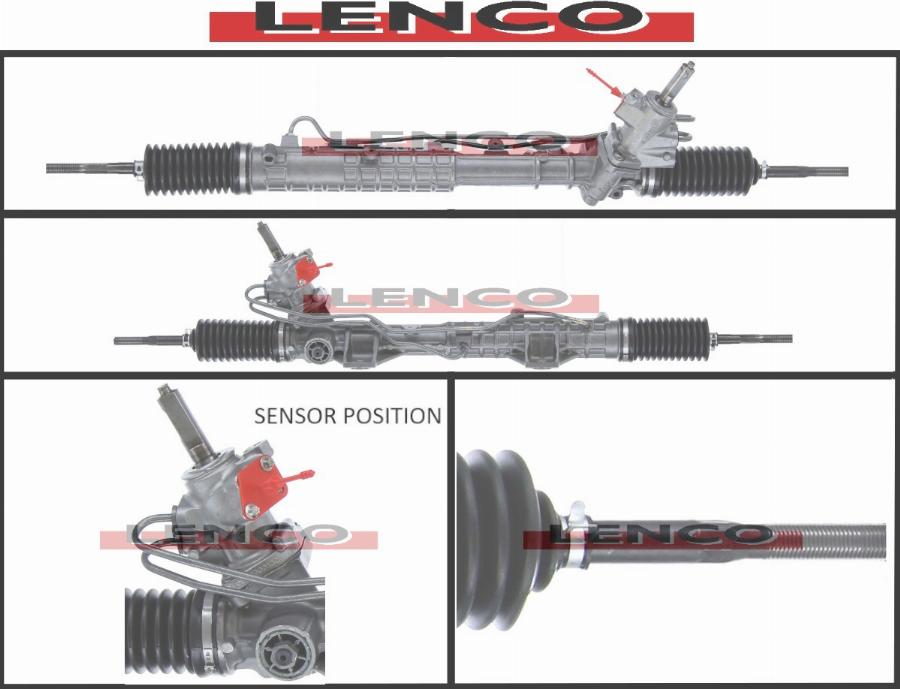 Lenco SGA378L - Рулевой механизм, рейка autosila-amz.com