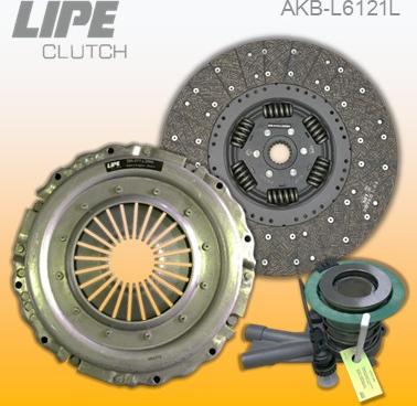 Lipe Clutch AKB-L6121 - Комплект сцепления autosila-amz.com