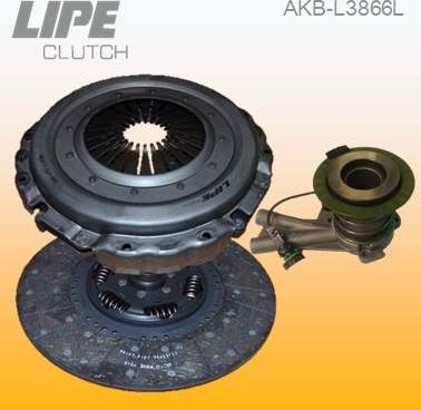Lipe Clutch AKB-L3866 - Комплект сцепления autosila-amz.com