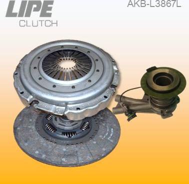 Lipe Clutch AKB-L3867 - Комплект сцепления autosila-amz.com