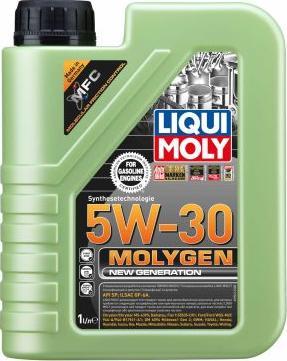 Liqui Moly 9041 - LiquiMoly 5W30 Molygen New Generation (1L) масло моторное !синт.\ API SN, ILSAC GF-5 autosila-amz.com