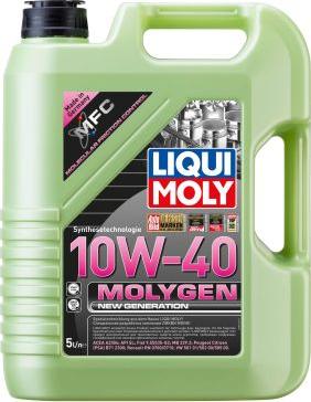 Liqui Moly 9061 - LM Molygen New Generation 10W-40 SL. A3/B4 Масло моторное синт. (229.3. 502.00. 505.00) 5L autosila-amz.com