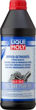 Liqui Moly 1407 - Масло трансмиссионное полусинтетическое Hypoid-Getriebeoil TDL 75W90 GL-4/GL-5 1л autosila-amz.com