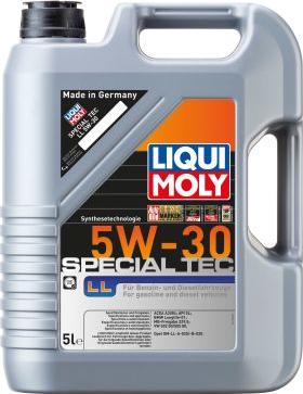 Liqui Moly 1193 - Масло моторное LIQUI MOLY Special Tec LL 5W-30, 5л (аналог арт. 8055, арт. 1193. арт. 2448) autosila-amz.com