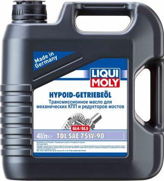 Liqui Moly 3939 - Масло LIQUI MOLY GL-4/GL-5 75W90 TDL Hypoid Getriebeoil ( 4л) п/синт. autosila-amz.com