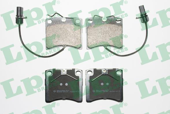 LPR 05P984 - Тормозные колодки, дисковые, комплект autosila-amz.com