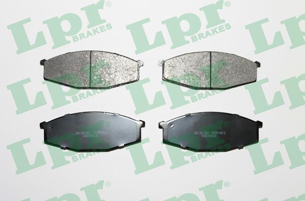 LPR 05P451 - Тормозные колодки, дисковые, комплект autosila-amz.com