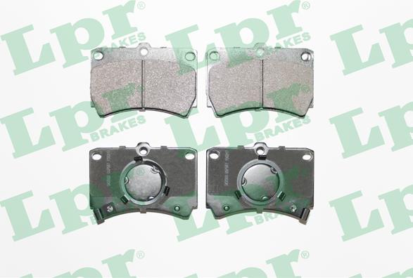 LPR 05P587 - 05P587 Колодки тормозные MAZDA 323 1.1-1.7 85-91 передние autosila-amz.com