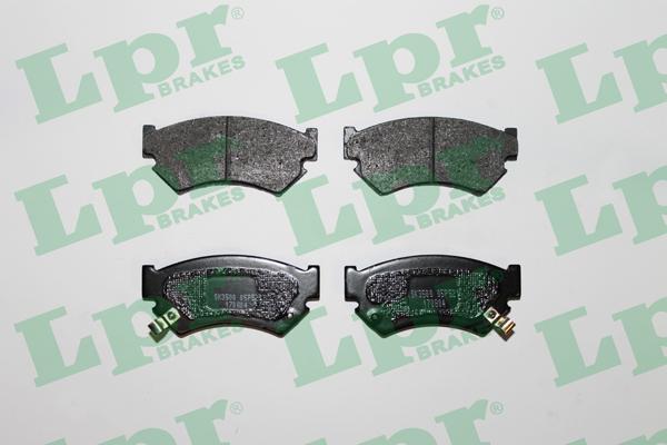 LPR 05P521 - Тормозные колодки, дисковые, комплект autosila-amz.com