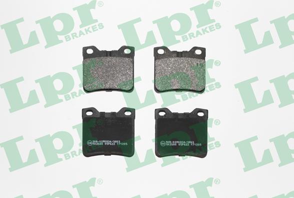 LPR 05P622 - Тормозные колодки, дисковые, комплект autosila-amz.com