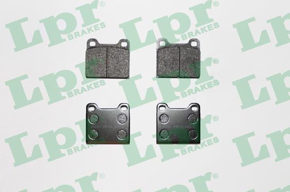 LPR 05P024 - Тормозные колодки, дисковые, комплект autosila-amz.com