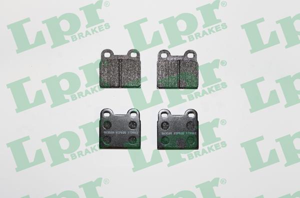 LPR 05P025 - Тормозные колодки, дисковые, комплект autosila-amz.com