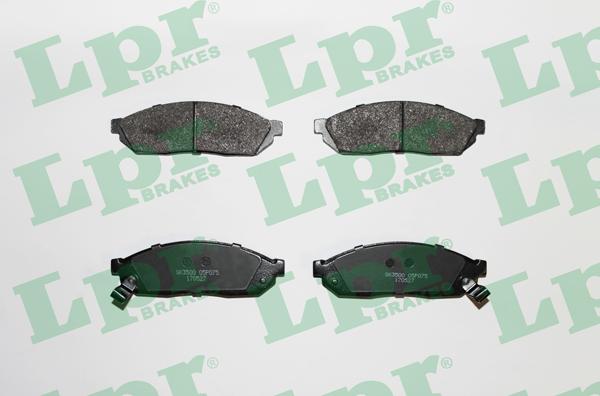 LPR 05P075 - Тормозные колодки, дисковые, комплект autosila-amz.com