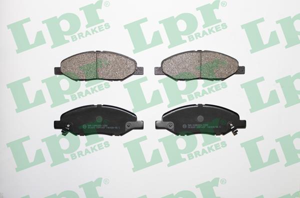 LPR 05P1497 - Тормозные колодки, дисковые, комплект autosila-amz.com