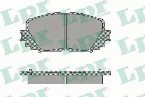 LPR 05P1459 - Тормозные колодки, дисковые, комплект autosila-amz.com