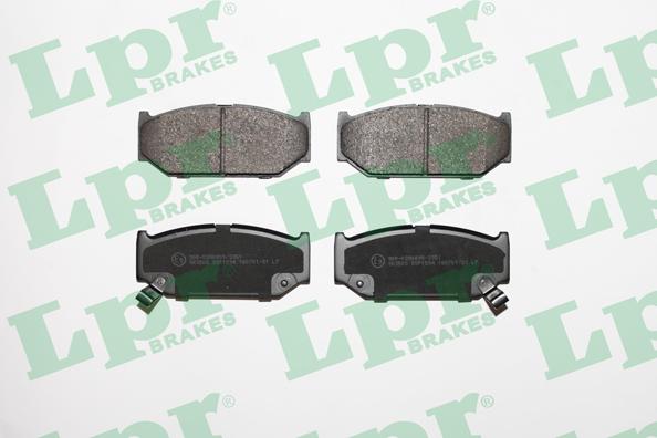 LPR 05P1594 - Тормозные колодки, дисковые, комплект autosila-amz.com