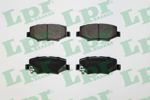 LPR 05P1555 - Тормозные колодки, дисковые, комплект autosila-amz.com