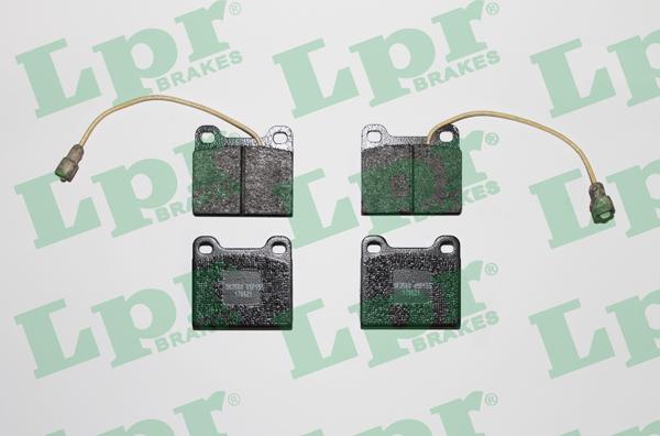 LPR 05P155 - Тормозные колодки, дисковые, комплект autosila-amz.com
