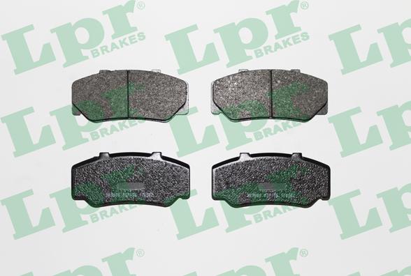 LPR 05P156 - Тормозные колодки, дисковые, комплект autosila-amz.com