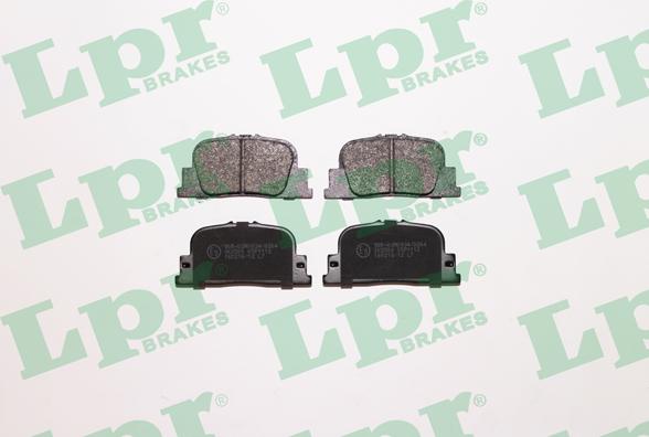 LPR 05P1112 - Тормозные колодки, дисковые, комплект autosila-amz.com