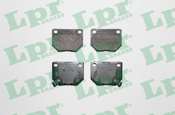 LPR 05P1341 - Тормозные колодки, дисковые, комплект autosila-amz.com