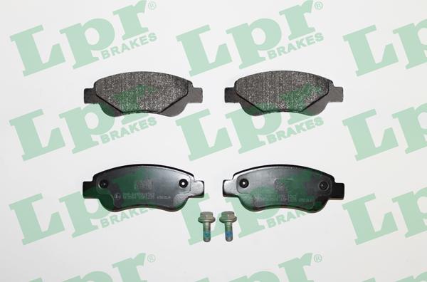 LPR 05P1235 - Тормозные колодки, дисковые, комплект autosila-amz.com