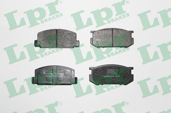 LPR 05P248 - Тормозные колодки, дисковые, комплект autosila-amz.com