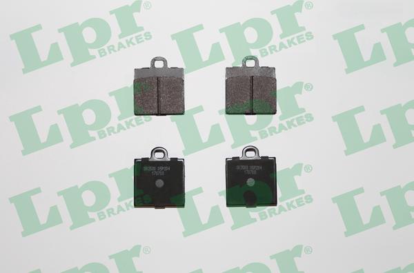 LPR 05P204 - Тормозные колодки, дисковые, комплект autosila-amz.com