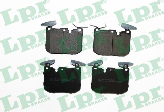 LPR 05P2193 - Тормозные колодки, дисковые, комплект autosila-amz.com