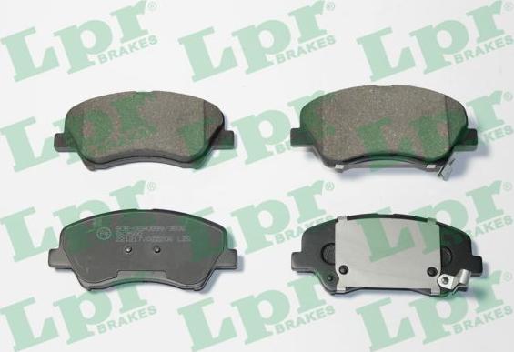 LPR 05P2206 - Тормозные колодки, дисковые, комплект autosila-amz.com
