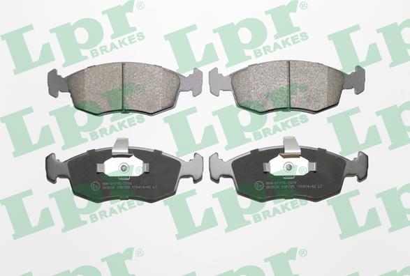 LPR 05P785 - Тормозные колодки, дисковые, комплект autosila-amz.com