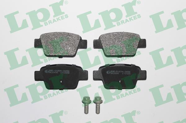 LPR 05P780 - Тормозные колодки, дисковые, комплект autosila-amz.com