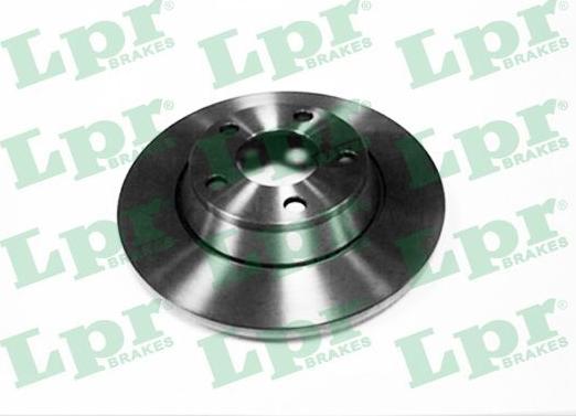 LPR A1411P - Тормозной диск autosila-amz.com