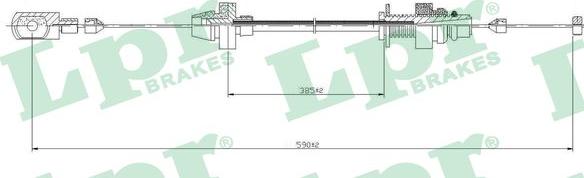 LPR C0161A - Тросик газа autosila-amz.com