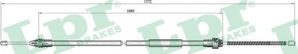 LPR C0134B - Тросик, cтояночный тормоз autosila-amz.com