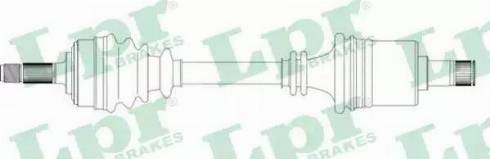 LPR DS40007 - Приводной вал autosila-amz.com