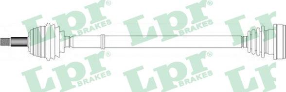 LPR DS51006 - Приводной вал autosila-amz.com