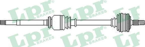 LPR DS52451 - Приводной вал autosila-amz.com